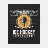 Gepersonaliseerd spel voor Trofee Player-team voor Fleece Deken (Voorkant)