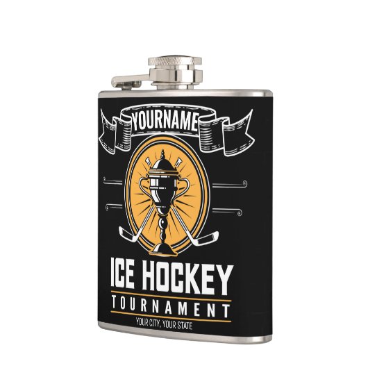 Gepersonaliseerd spel voor Trofee Player-team voor Heupfles (Links)