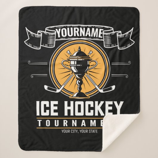 Gepersonaliseerd spel voor Trofee Player-team voor Sherpa Deken (Voorkant)