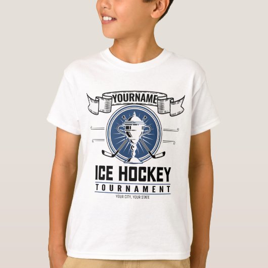 Gepersonaliseerd spel voor Trofee Player-team voor T-shirt (Voorkant)