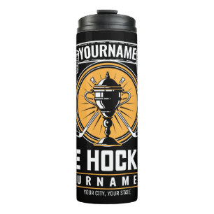 Gepersonaliseerd spel voor Trofee Player-team voor Thermosbeker