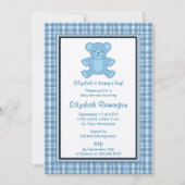 Gepersonaliseerd spelbreker Beer Baby shower nodig Kaart (Voorkant)