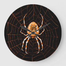 Gepersonaliseerd  Spider Black Oranje Halloween
