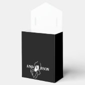 Gepersonaliseerd spinnenweb bedankdoosjes (Geopend)