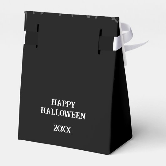 Gepersonaliseerd spinnenweb bedankdoosjes (Achterkant)