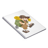 Gepersonaliseerd spiraal Notitieboek met foto's (Rechterzijde)