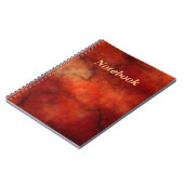 Gepersonaliseerd spiraal Notitieboek met uw zwart- (Linkerzijde)