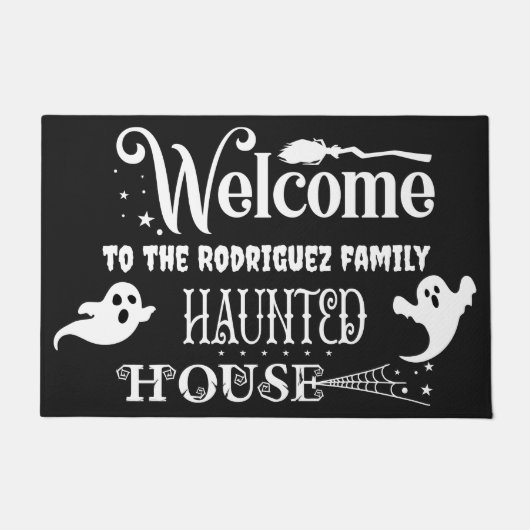 Gepersonaliseerd spookhuis deurmat (Voorkant)
