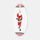 gepersonaliseerd spoor en veld lopen metalen ornament (Voorkant links)