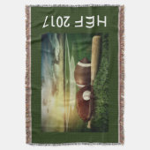 Gepersonaliseerd sporten gooien deken (Voorkant Verticaal)