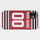 Gepersonaliseerd Sports Hockey Jersey Case-Mate iPhone Case (Achterkant (horizontaal))