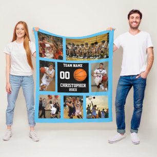 Gepersonaliseerd sportteam fleece deken