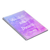 Gepersonaliseerd sprookje Dreams Castle Girly Notitieboek (Rechterzijde)