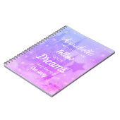 Gepersonaliseerd sprookje Dreams Castle Girly Notitieboek (Linkerzijde)