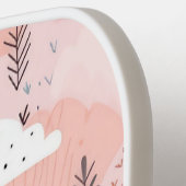 Gepersonaliseerd Sprookjeskasteel Pastel Magisch C Pickleball Paddle (Links Detail)