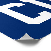 Gepersonaliseerd staatsvlag van Colorado Poster (Hoek)