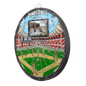 Gepersonaliseerd stadionhuis dartbord (Voorkant Rechts)
