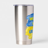 Gepersonaliseerd STAND MET OEKRAÏNE Peace Support Geïsoleerde Drinkbeker (Rechts)