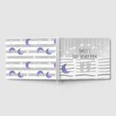 Gepersonaliseerd Star and Moon Thema Baby shower Gastenboek (Volledig)