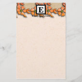 Gepersonaliseerd | Stationaire bloemen Briefpapier (Voorkant)