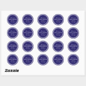 Gepersonaliseerd | Stickers van Baby shower van ze (Vel)