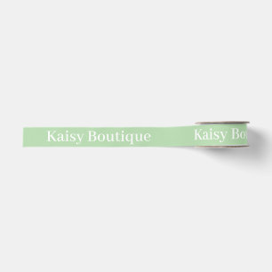 Gepersonaliseerd stijlvol elegant minimalistisch b grosgrain lint