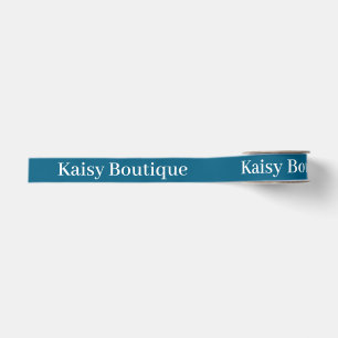 Gepersonaliseerd stijlvol elegant minimalistisch b grosgrain lint