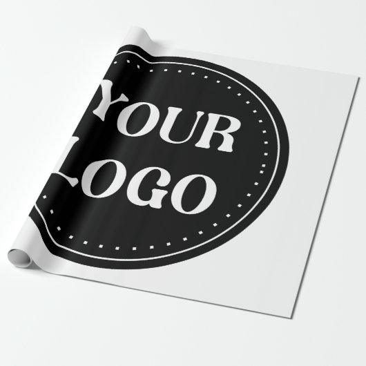 Gepersonaliseerd, stijlvol, modern en minimaal cadeaupapier (Uitgerold)