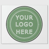 Gepersonaliseerd, stijlvol, modern en minimaal cadeaupapier (Vlak)