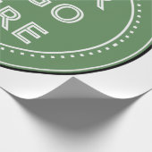 Gepersonaliseerd, stijlvol, modern en minimaal cadeaupapier (Hoek)