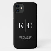 Gepersonaliseerd, stijlvol, modern en minimaal Case-Mate iPhone case (Achterkant)