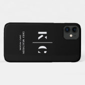 Gepersonaliseerd, stijlvol, modern en minimaal Case-Mate iPhone case (Achterkant (horizontaal))