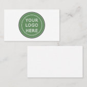 Gepersonaliseerd, stijlvol, modern en minimaal contactkaartje (Voorkant / Achterkant)