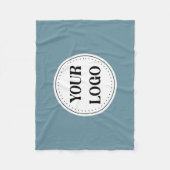 Gepersonaliseerd, stijlvol, modern en minimaal fleece deken (Voorkant)