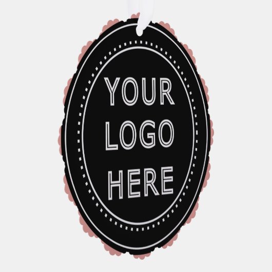 Gepersonaliseerd, stijlvol, modern en minimaal ornament kaart (Rechts)