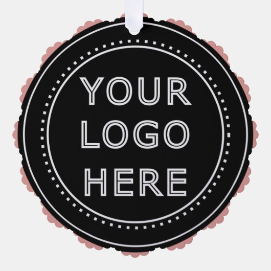 Gepersonaliseerd, stijlvol, modern en minimaal ornament kaart (Voorkant)