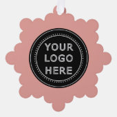 Gepersonaliseerd, stijlvol, modern en minimaal ornament kaart (Voorkant)