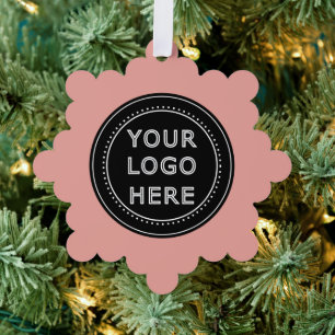 Gepersonaliseerd, stijlvol, modern en minimaal ornament kaart