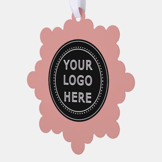 Gepersonaliseerd, stijlvol, modern en minimaal ornament kaart (Links)