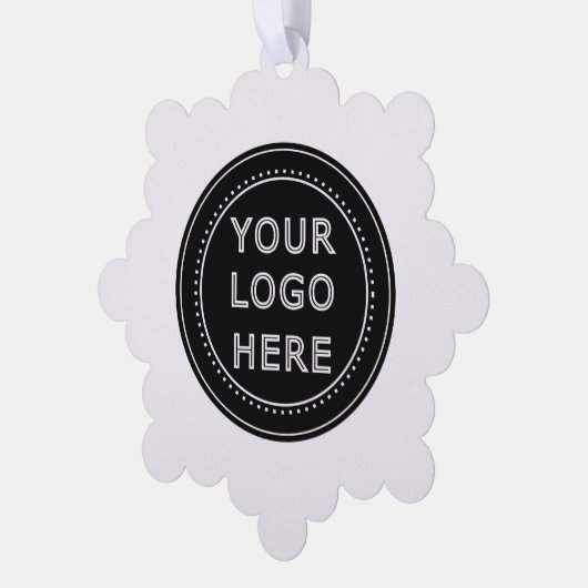 Gepersonaliseerd, stijlvol, modern en minimaal ornament kaart (Links)