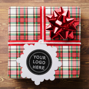 Gepersonaliseerd, stijlvol, modern en minimaal ornament kaart