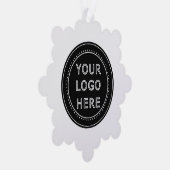 Gepersonaliseerd, stijlvol, modern en minimaal ornament kaart (Rechts)