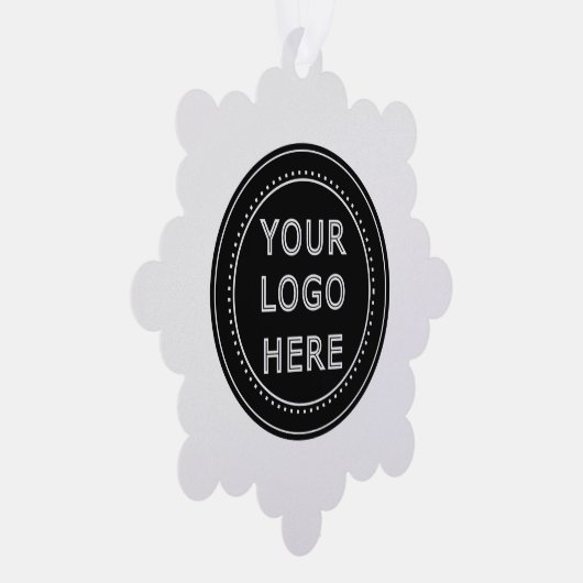 Gepersonaliseerd, stijlvol, modern en minimaal ornament kaart (Rechts)