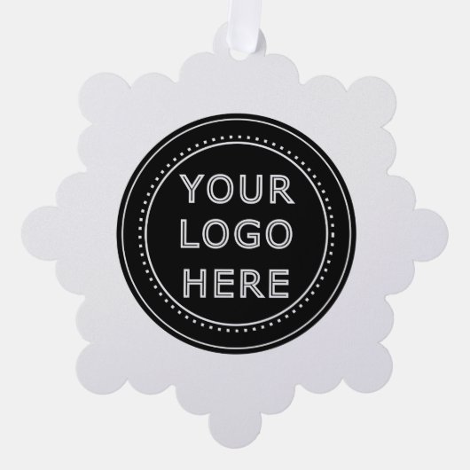 Gepersonaliseerd, stijlvol, modern en minimaal ornament kaart (Voorkant)