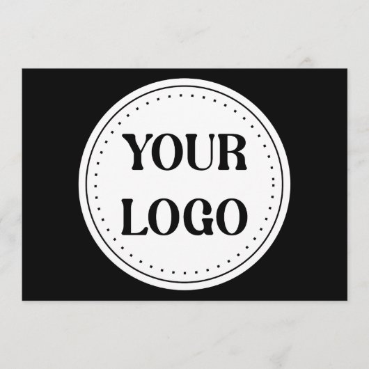 Gepersonaliseerd, stijlvol, modern en minimaal programmakaart (Voorkant)