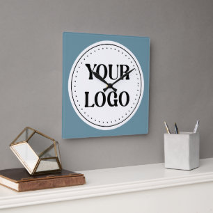 Gepersonaliseerd, stijlvol, modern en minimaal vierkante klok