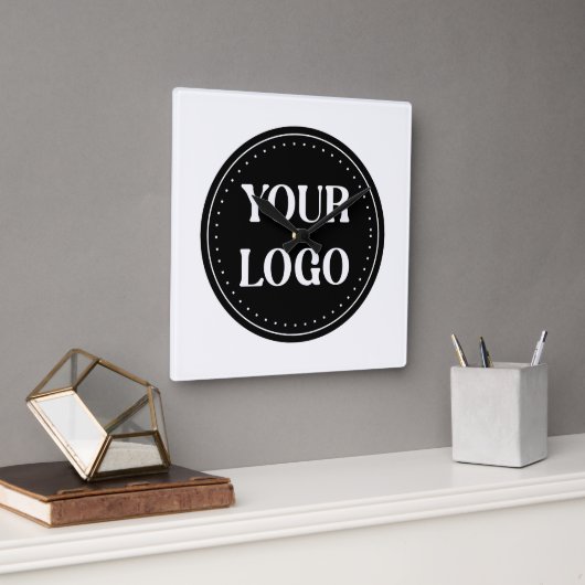 Gepersonaliseerd, stijlvol, modern en minimaal vierkante klok (Kantoor)