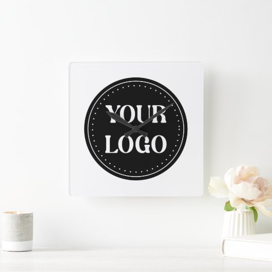 Gepersonaliseerd, stijlvol, modern en minimaal vierkante klok (Huis)