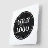 Gepersonaliseerd, stijlvol, modern en minimaal vierkante klok (Hoek)