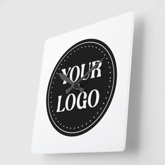 Gepersonaliseerd, stijlvol, modern en minimaal vierkante klok (Hoek)